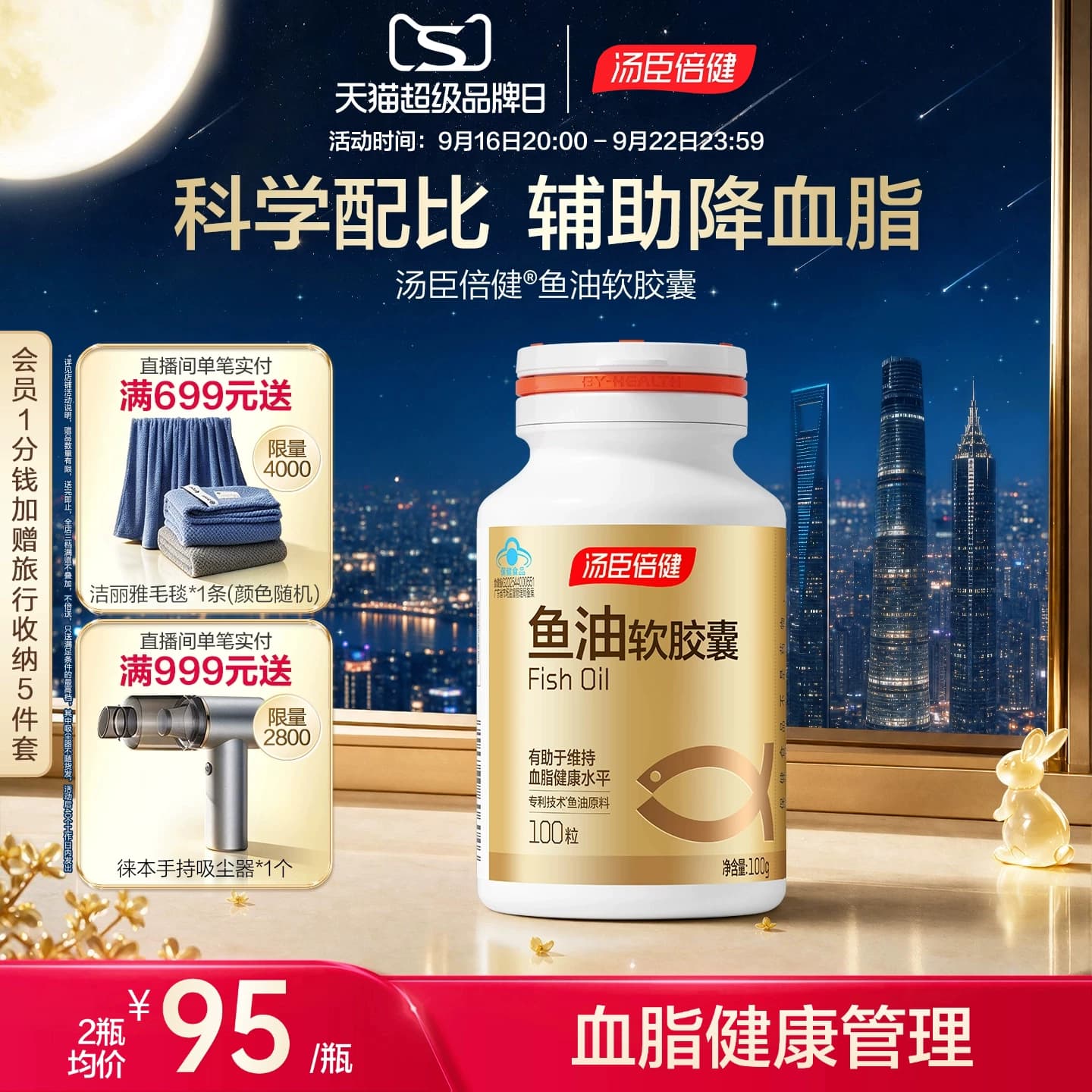 汤臣倍健鱼油软胶囊进口