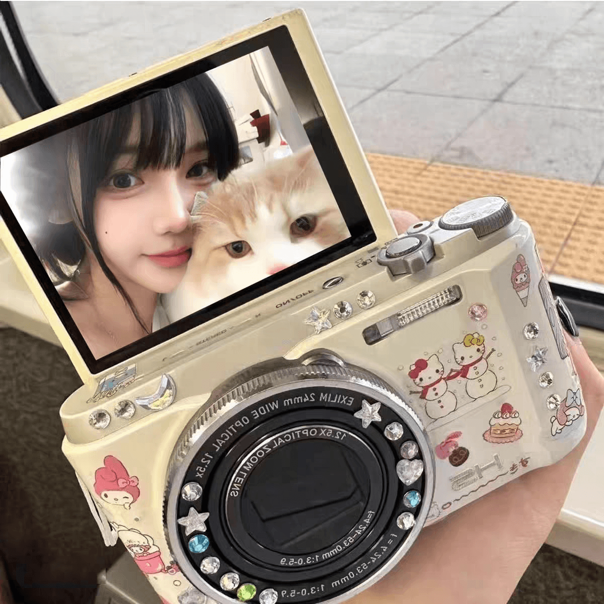 M9CCD翻转屏自拍学生相机
