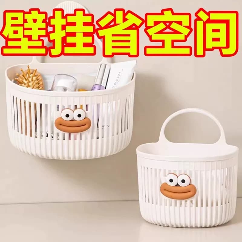 多功能壁挂式废弃洗脸巾收纳筐