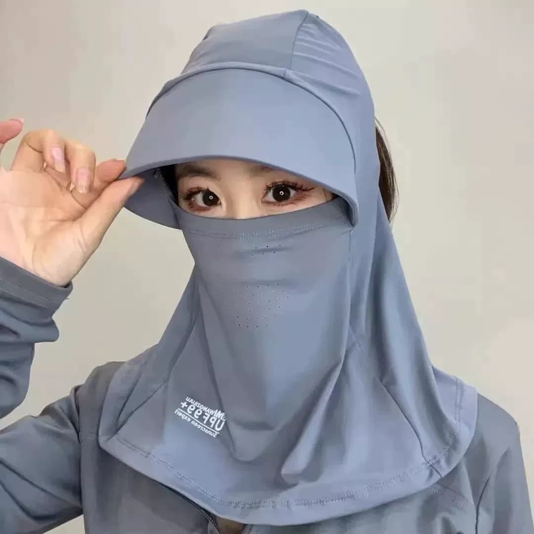 全脸遮阳帽子女夏季防晒帽